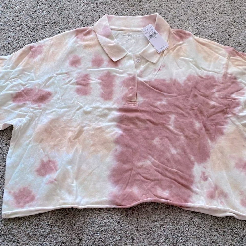 American Eagle Outfitters Pastel Polo Shirt